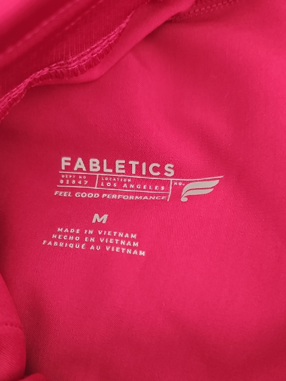 Fabletics Bright Pink Women's Scrub Pants - Picture 6 of 6